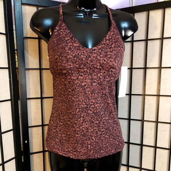 NWT Athleta Triangle Decadent Chocolate Tankini/High Waist Bikini Bottom, B Cup - Picture 10 of 14
